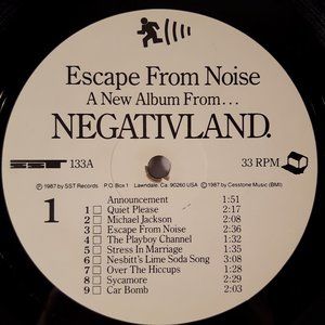 Negativland - Escape From Noise - Vinyl LP Record